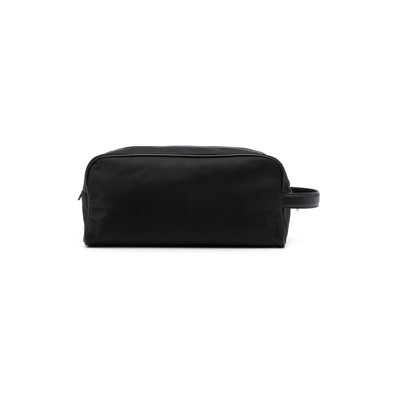 Front view with bag zipped and handles upright.