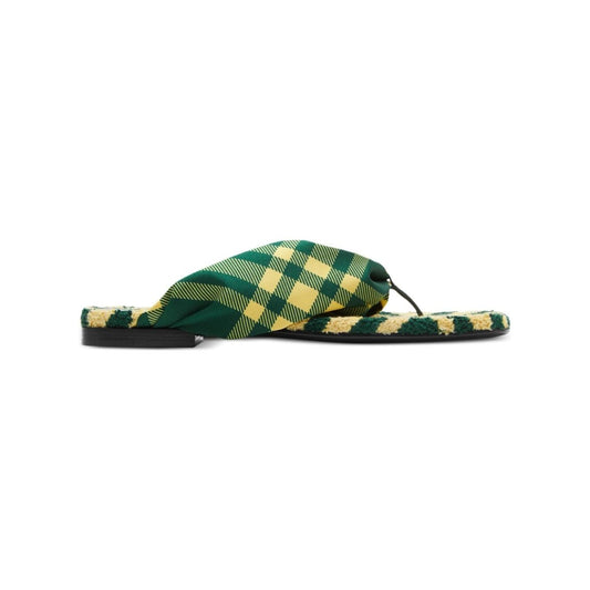 Burberry check pool flat slides 8080145B8682