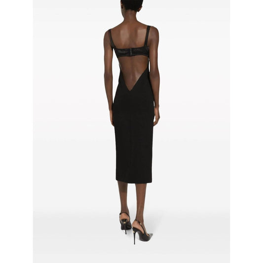 Dolce & Gabbana Jersey longuette dress with bustier bra top F6DBXTFUGKFN0000-P24