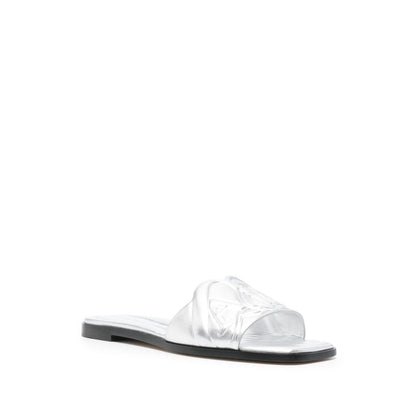 Alexander McQueen Slide sandals with embossed logo Sandals