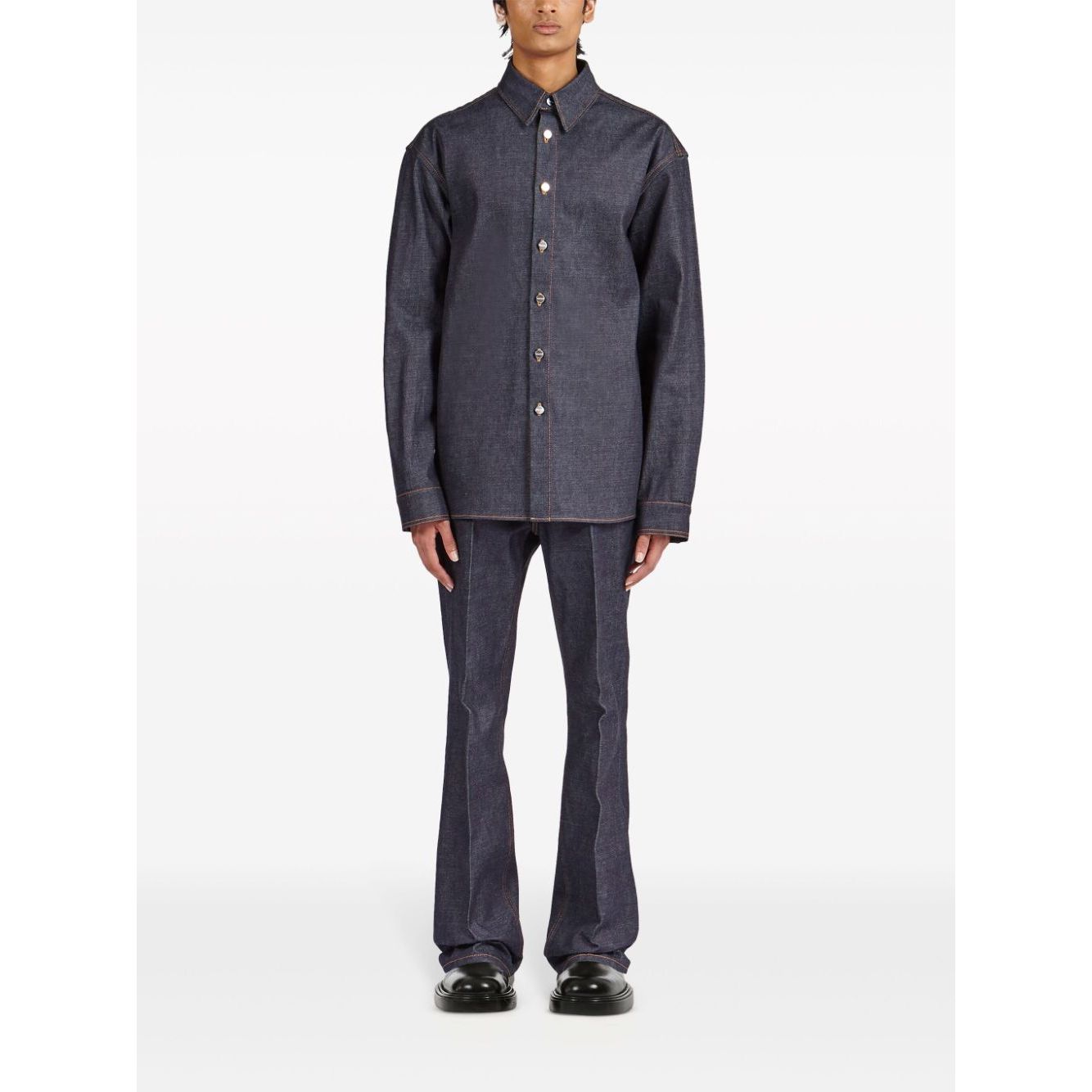Ferragamo Shirts Blue