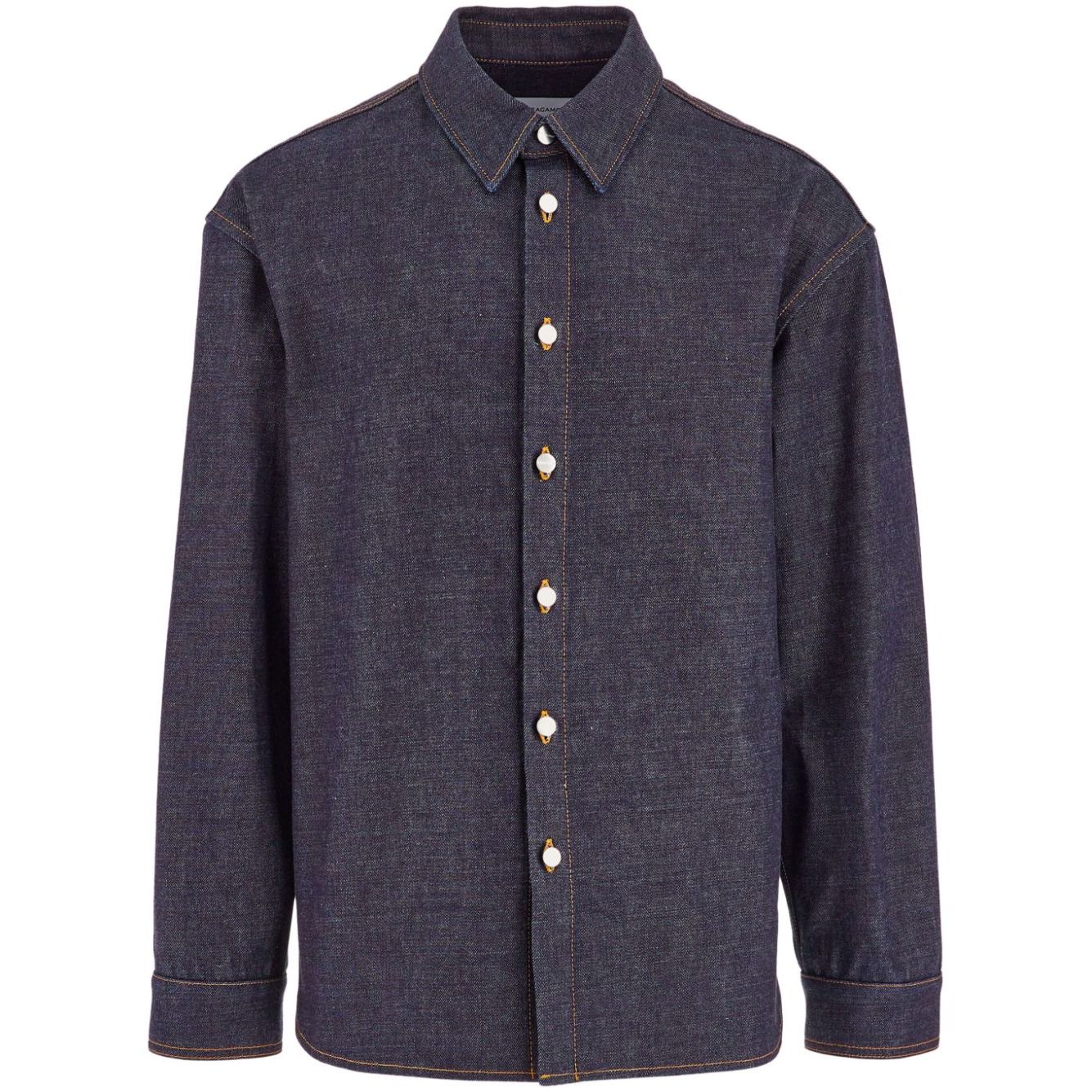 Ferragamo Shirts Blue