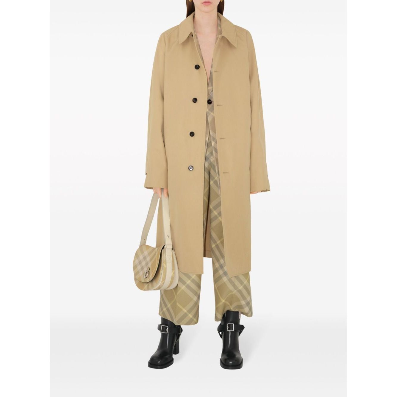 Burberry check-print tailored wool trousers 8082605B8686