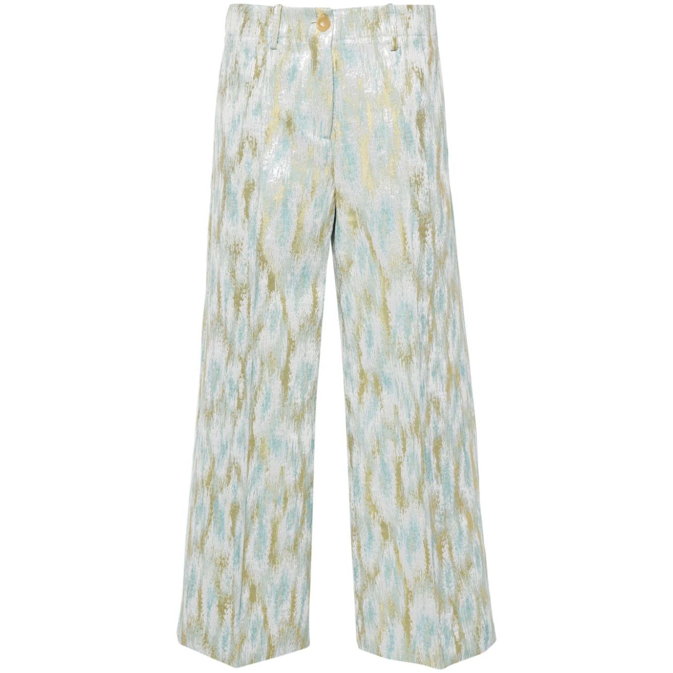 Erika Cavallini Semi-Couture Trousers MultiColour
