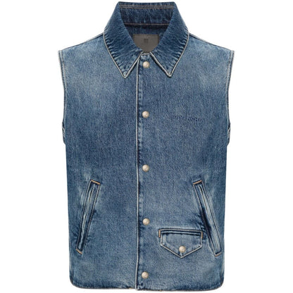 Givenchy Sweaters Blue Topwear