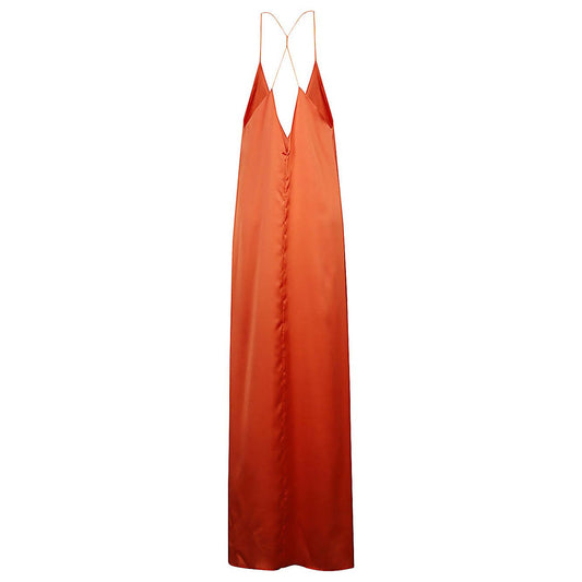 THE NINA STUDIO Dresses Orange ATHENASATINORANGE