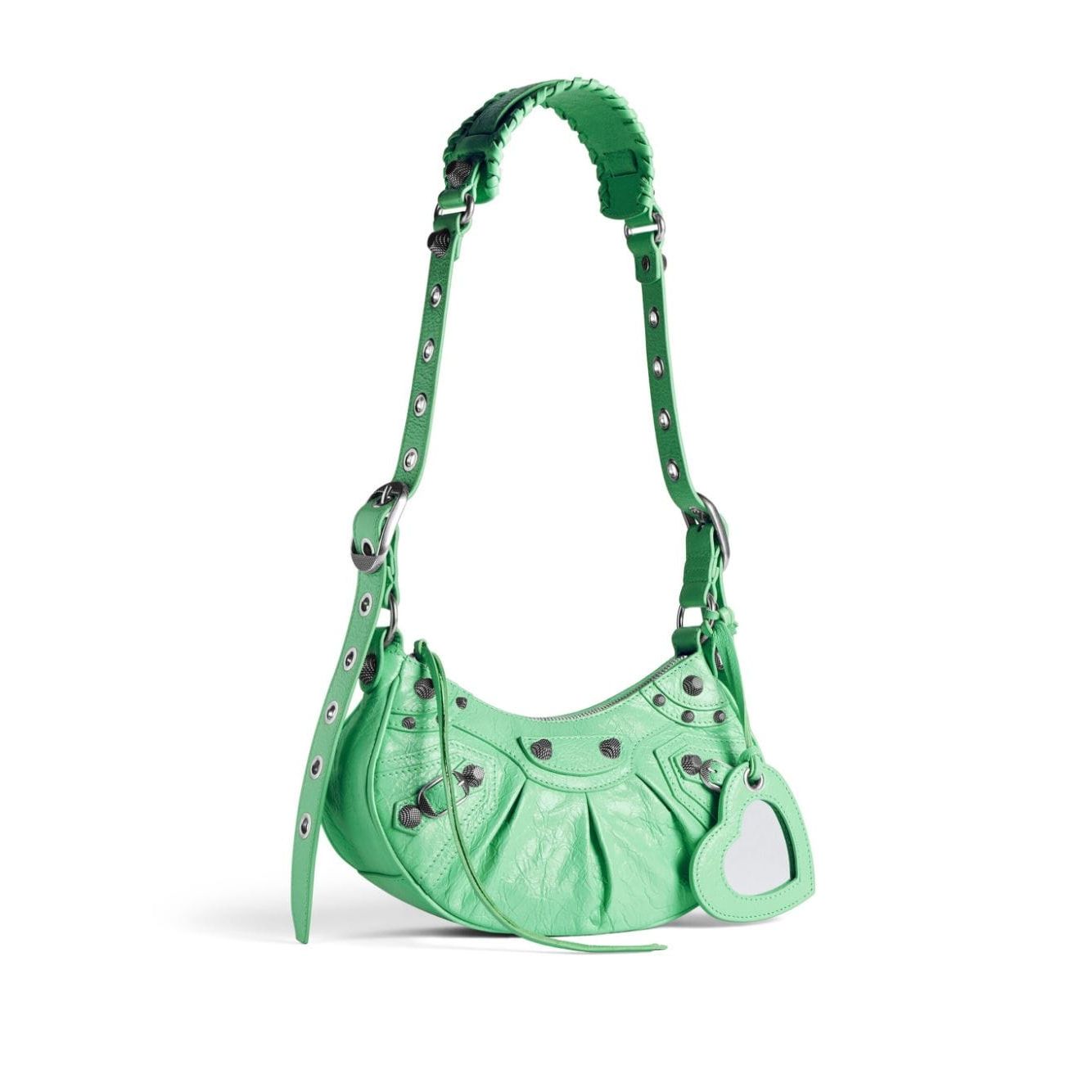 Front view with bag zipped and handles upright.