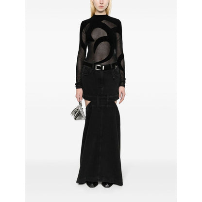 The Attico Skirts Black