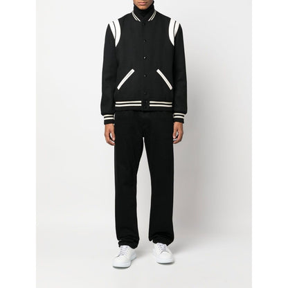 Saint Laurent Teddy Bomber Jacket Jackets