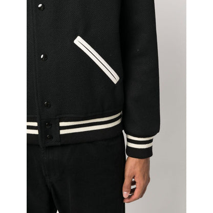 Saint Laurent Teddy Bomber Jacket Jackets