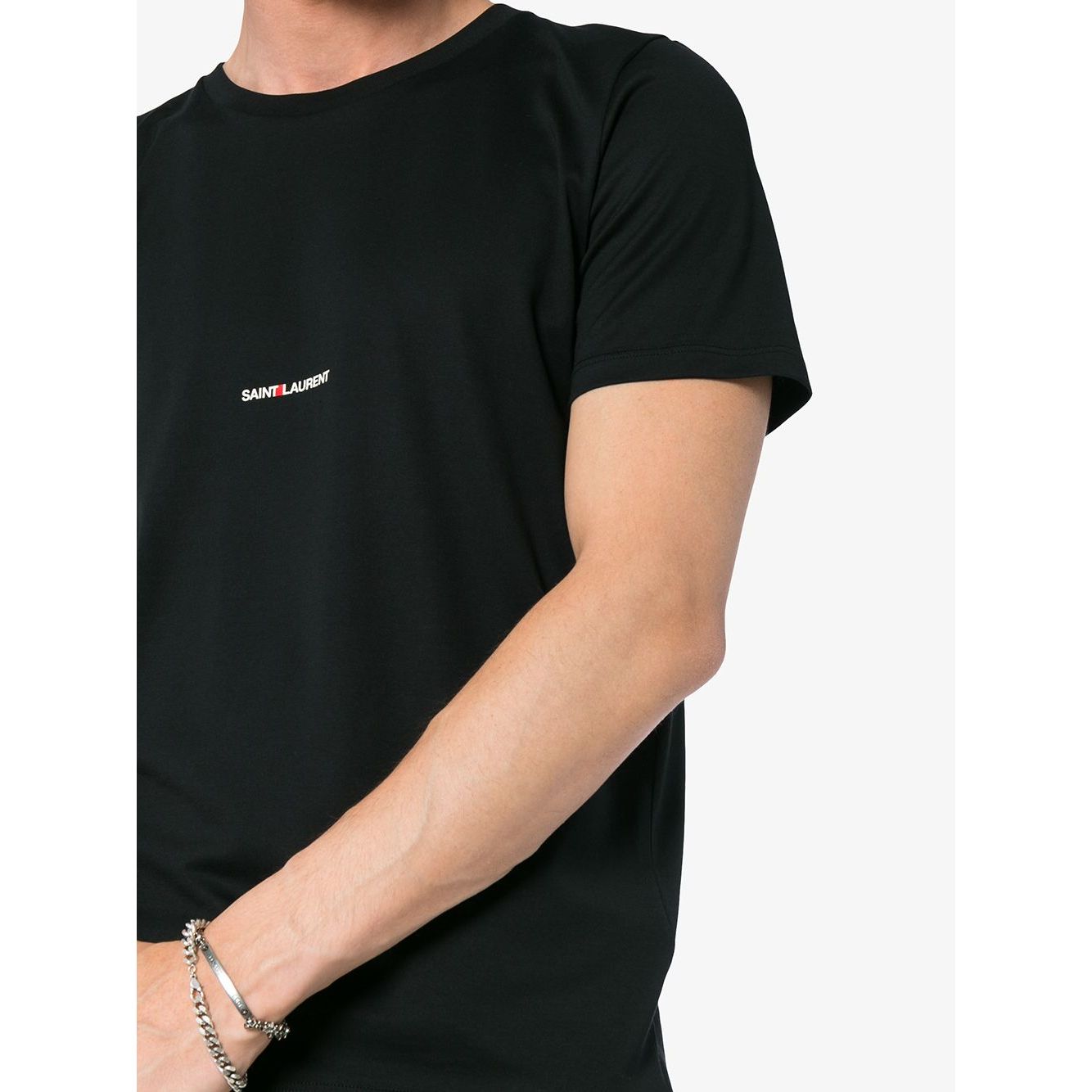 Saint Laurent logo print T-shirt Topwear