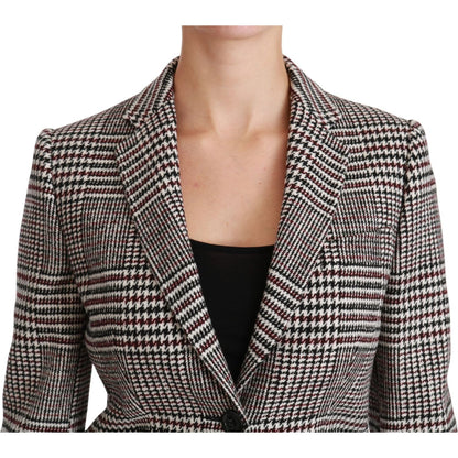 Dolce & Gabbana Multicolor Trench Knee Long Jacket Coat
