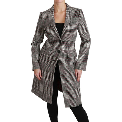 Dolce & Gabbana Multicolor Trench Knee Long Jacket Coat