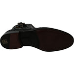 Dolce & Gabbana Black Crocodile Leather Derby Boots Shoes MV2672-39