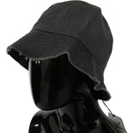 Costume National Black Washed Wide Brim Outdoor Bucket Hat HAT20001