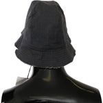 Costume National Black Washed Wide Brim Outdoor Bucket Hat HAT20001