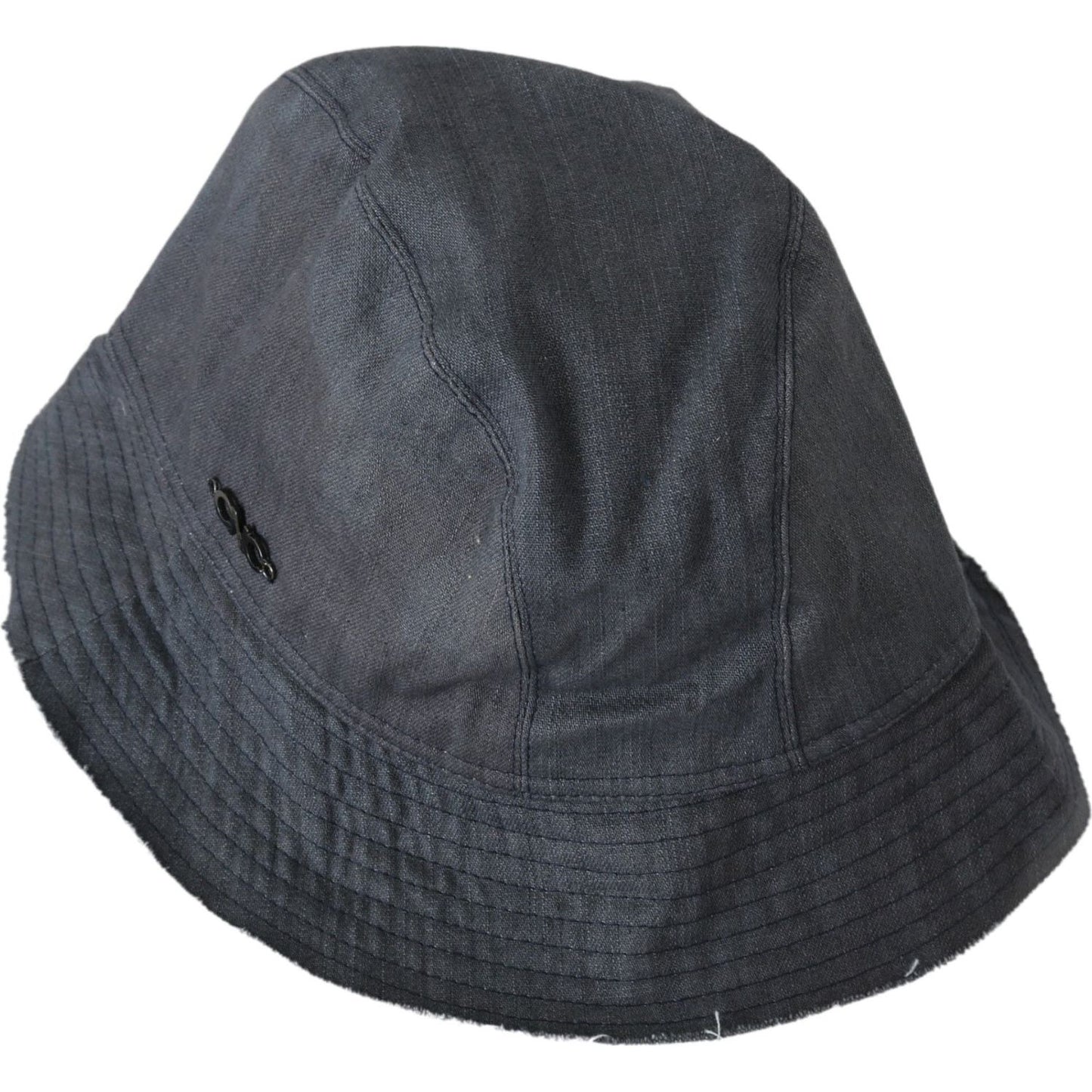 Costume National Black Washed Wide Brim Outdoor Bucket Hat HAT20001
