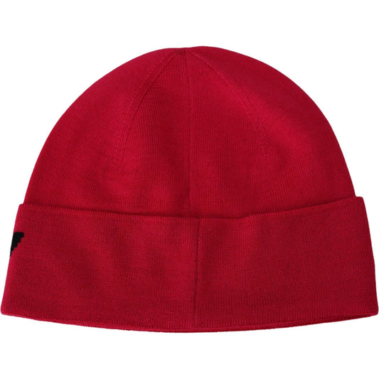 Givenchy Red Pink Wool Beanie Unisex Men Women Beanie Hat HAT9131