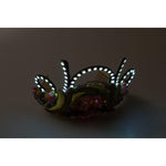Dolce & Gabbana Gold Brass Floral Crystals LED Lights Crown Tiara Diadem SMY100466