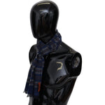 Missoni Chic Multicolor Wool Scarf Unisex Fringed Design Missoni Black