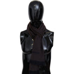 Missoni Elegant Cashmere Unisex Fringed Scarf Missoni Black
