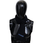 Missoni Elegant Black Wool Unisex Scarf Missoni Black