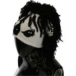 Dolce & Gabbana Black White Knitted Cashmere Animal Design Hat HAT20056
