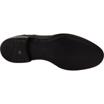 Dolce & Gabbana Black Leather Exotic Skins Formal Shoes MV3970-39
