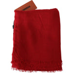 Missoni Luxurious Cashmere Patterned Scarf Missoni Dark Red