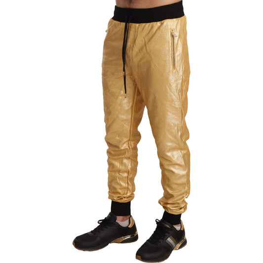Dolce & Gabbana Gold Pig Of The Year Cotton Trousers Pants PAN72000 -48