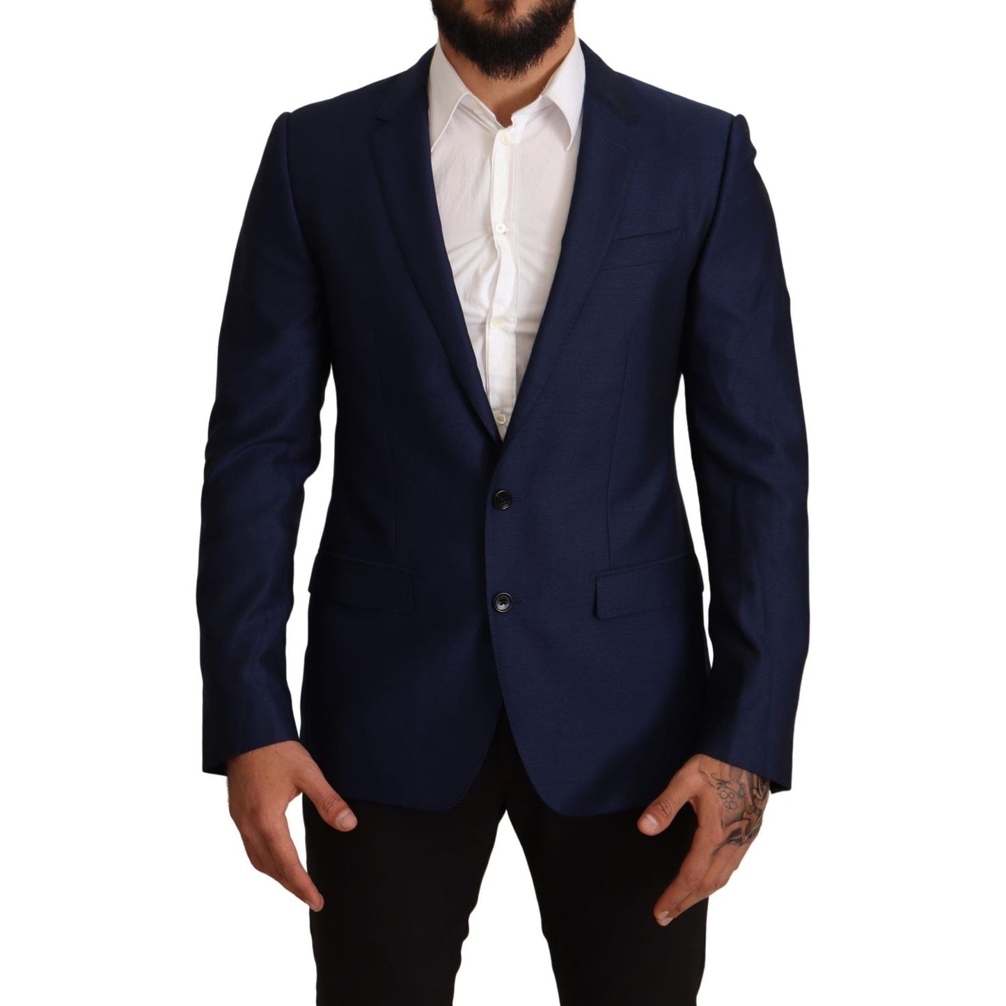 Dolce & Gabbana Navy Blue Slim Fit Jacket MARTINI Blazer JKT2953 -48