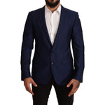 Dolce & Gabbana Navy Blue Slim Fit Jacket MARTINI Blazer JKT2953 -48