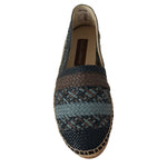 Dolce & Gabbana Blue Gray Slip On Buffalo Espadrille Shoes MV980 -40