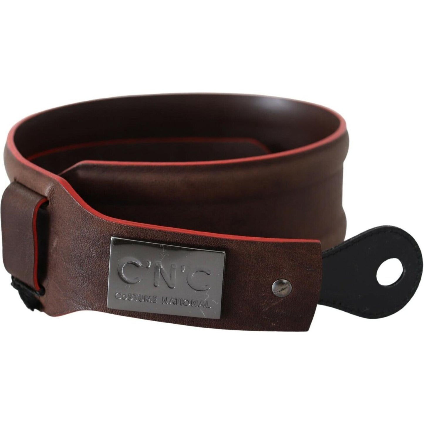 Costume National Dark Brown Genuine Leather Belt PAN71804-70