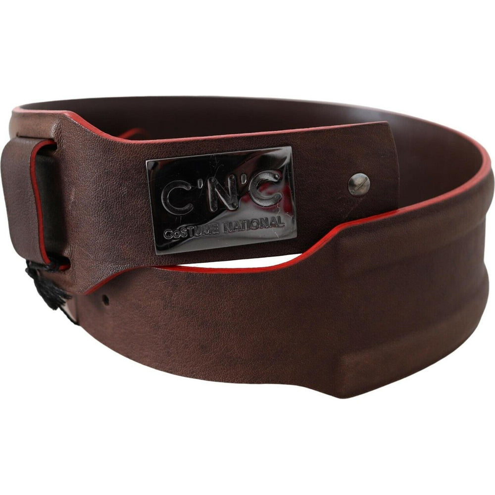 Costume National Dark Brown Genuine Leather Belt PAN71804-70