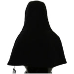 Dolce & Gabbana Black Wool Whole Head Hooded Scarf Hat HAT20023- 57