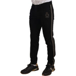 Dolce & Gabbana Black Skinny Fit Denim Side Band Jeans Pant PAN72266 -48