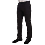 Dolce & Gabbana Blue Velvet Cotton Slim Fit Smoking Suit KOS1904-46