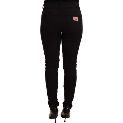 Dolce & Gabbana Black Slim Fit Denim Cotton Stretch Jeans