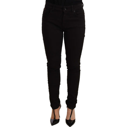 Dolce & Gabbana Black Slim Fit Denim Cotton Stretch Jeans