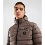 Refrigiwear Beige Nylon Men Jacket RE-7705-3XL