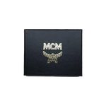 MCM Spectrum Diamond Mini Neon Yellow Visetos Leather Card Case Holder Wallet 76241