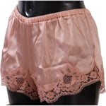 Dolce & Gabbana Pink Floral Lace Lingerie Underwear LB3045-4