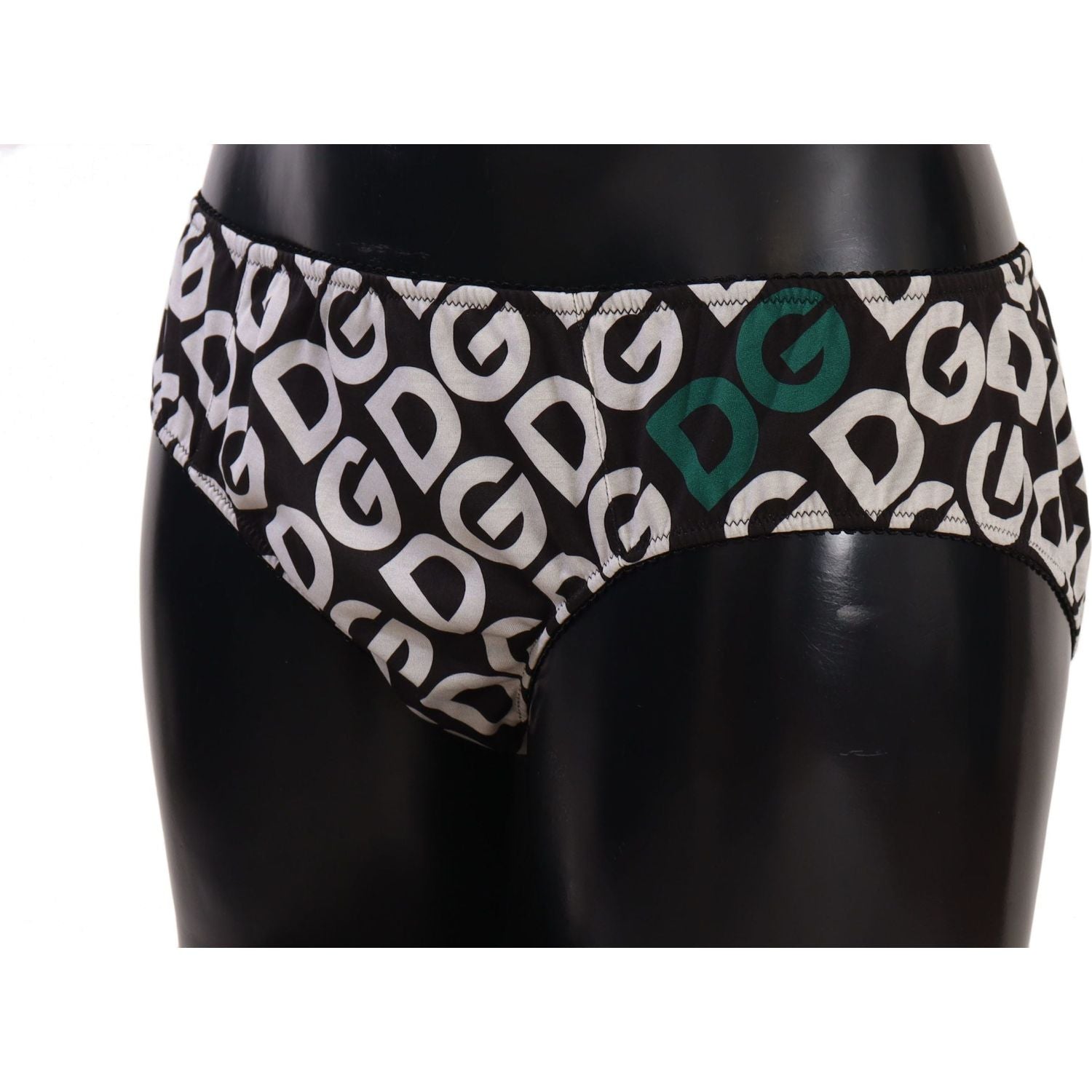 Dolce & Gabbana Multicolor DG Logo Print Slip Bottom Underwear