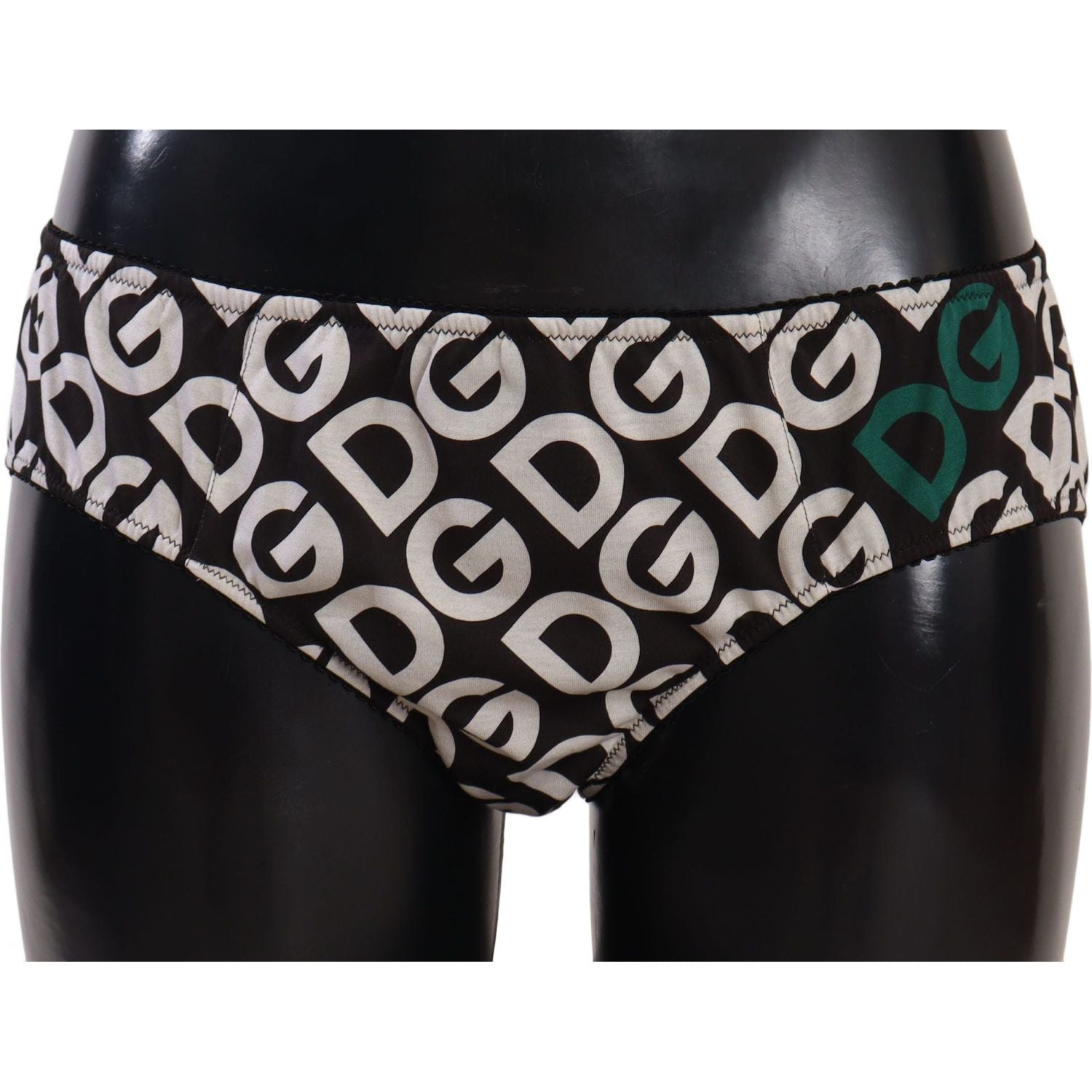 Dolce & Gabbana Multicolor DG Logo Print Slip Bottom Underwear