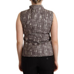 Comeforbreakfast Sleeveless Turtleneck Chic Top WOMAN TOPS AND SHIRTS Comeforbreakfast Dark Slate Gray