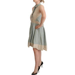 Comeforbreakfast Multicolor Collared Sleeveless Sheath Dress DR28566 - 40