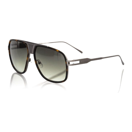 Frankie Morello Brown Metallic Fiber Men Sunglass FR-22128