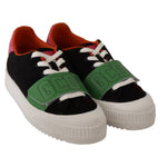 GCDS Multicolor Suede Low Top Lace Up Women Sneakers Shoes LA9543 - 38