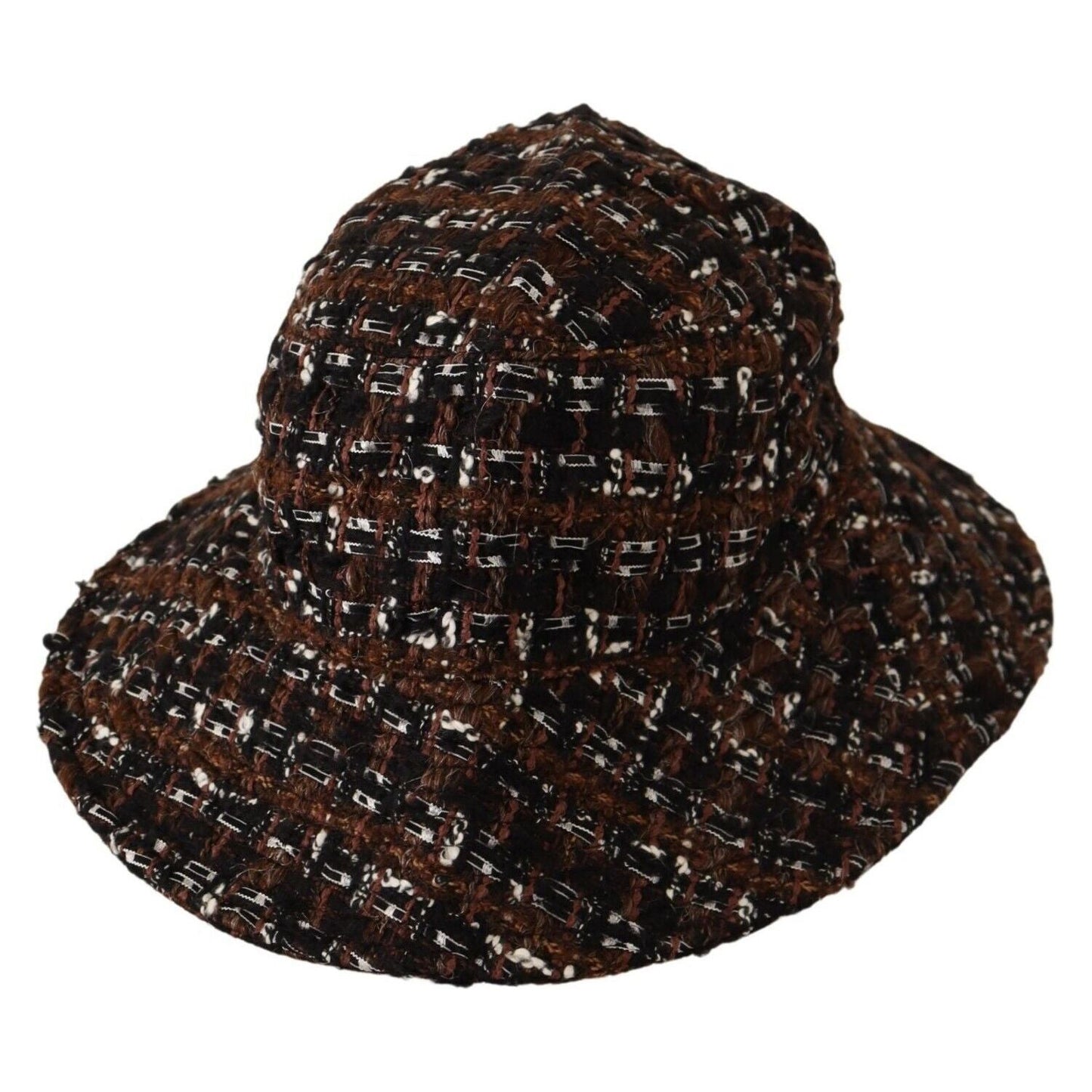 Dolce & Gabbana Multicolor Fabric Woven Wide Brim Bucket Hat HAT9226 - 56